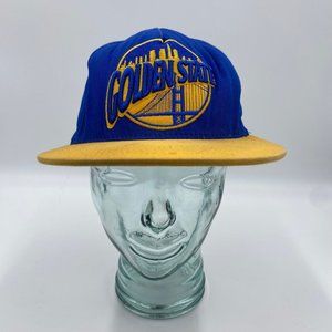 Top Level Golden State Warriors Hat Cap Gold Blue Snapback One Size Adjustable